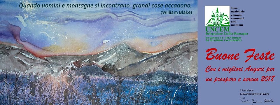 Buone Feste da UNCEM Emilia-Romagna